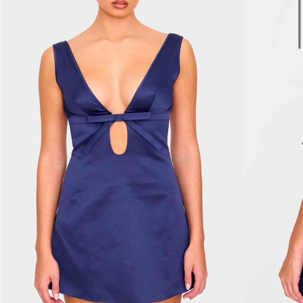 Elegant Navy Blue Dress